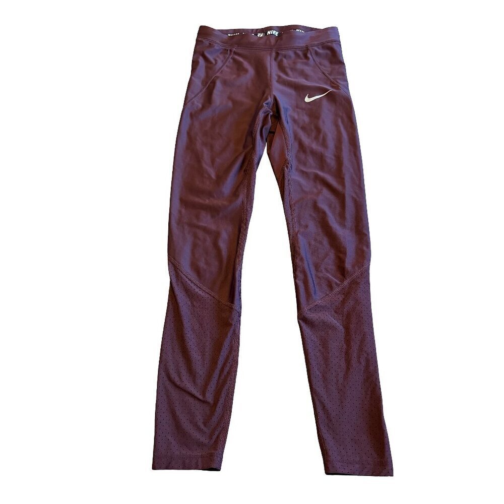 Nike Dri-Fit Nike High-Waisted 7/8 Length Running Leggings Tights Size XS Womens - Picture 1 of 12